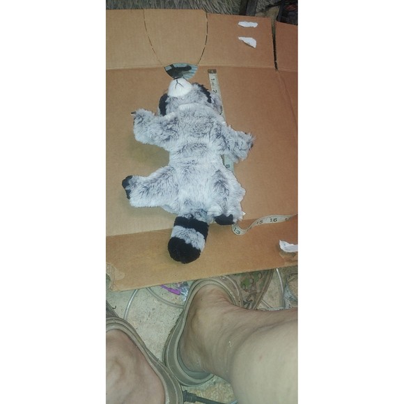 Ganz Webkinz Racoon HM143 Plush Without Code (12 Inch..including tail) - Picture 2 of 5